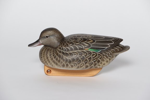 E. IWCA Working Decoy Championship - Best of Division Open 3rd Tom Matus Green Wing Teal Hen2 copy.JPG
