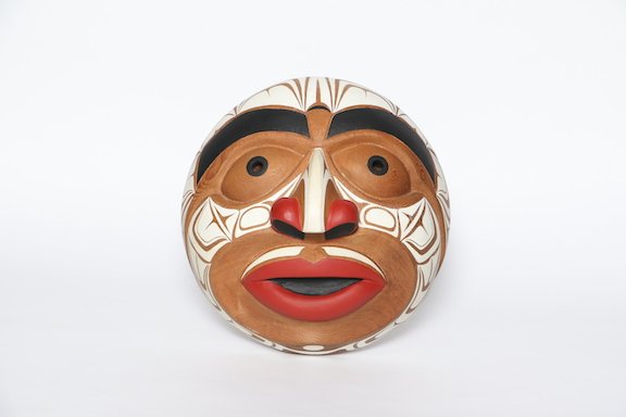 N. Northwest Coast Native American Carving - Novice Best of Division Bob Polaski Moon MaskJPG copy.JPG