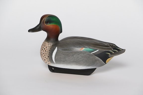 E. IWCA Working Decoy Championship - Best of Division Open 2nd Tom Matus Green Wing Teal Drake copy.JPG