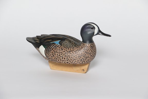 E. IWCA Working Decoy Championship - WPD Best of Category 1st Lloyd Kimmen  Blue Winged Teal Drake copy.JPG