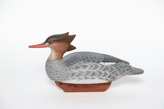F. Working Decoy IWCA  - Best of Division Intermediate Larry Harbaugh Red-breasted Merganser Hen.2 copy.JPG